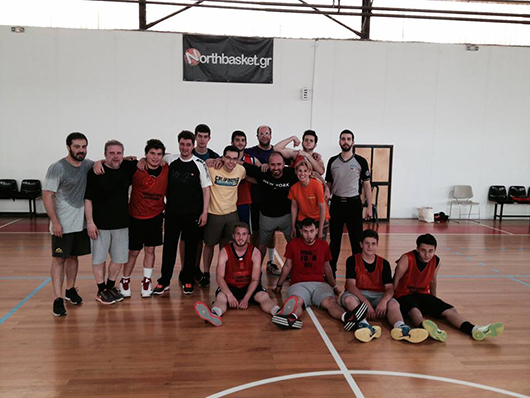 Αγώνας μπάσκετ μεταξύ καθηγητών και μαθητών 2014